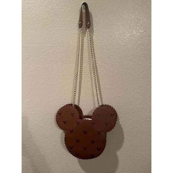 NWOT Disney Parks Loungefly Mickey Mouse Ice Cream Sandwich Crossbody Chain Bag - Picture 7 of 7